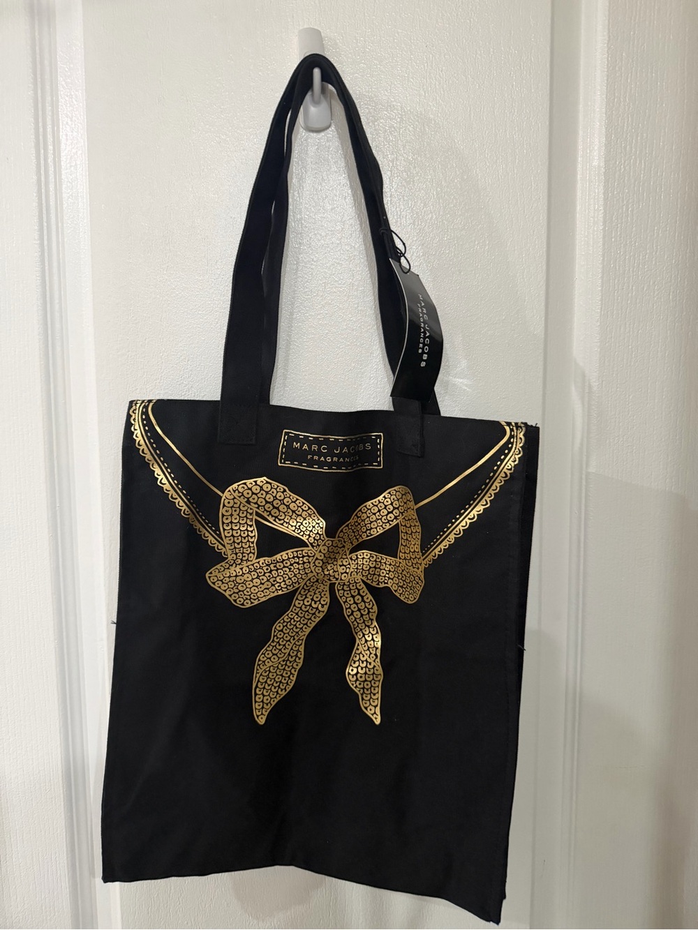 Marc Jacobs black tote gift with purchase bag NWT